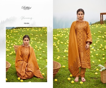 BELLIZA KUDRAT PASHMINA SALWAR SUITS LATEST CATALOGUE IN SURAT