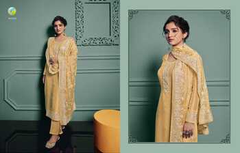 VINAY KASEESH SAANVI DOLA THREAD EMBROIDERED SUITS AT SURAT