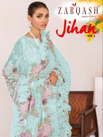 ZARQASH JIHAN VOL 2 Z 2099 PAKISTANI SUITS LATEST CATALOGUE