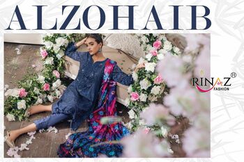 RINAZ FASHION ALZOHAB LAWN PAKISTANI PRINTED SUITS COLLECTION 2021