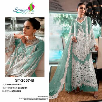 SANIYA TRENDZ ST 2007 GEORGETTE PAKISTANI SUITS CATALOGUE