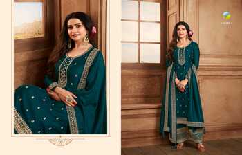 VINAY KASEESH SHAHEEN VOL 3 SILK GEORGETTE EMBROIDERY SUITS AT SURAT