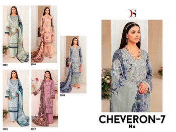 DEEPSY SUITS CHEVRON VOL 7 NX COTTON EMBROIDERY PAKISTANI SUITS SURAT