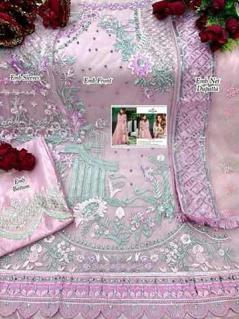 RAMSHA R242 NX PAKISTANI SUITS LATEST COLLECTION 2021