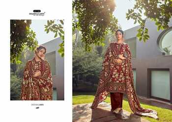 SHAHNAZ ARTS GULSHAN VOL 6 SABYASACHI STYLE PASHMINA WINTER SUITS CATALOGUE