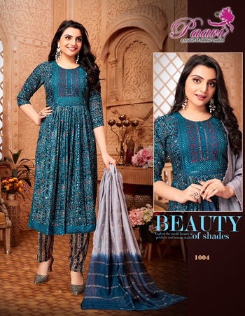 PAAVI VANAYA VOL 3 READYMADE NYRA CUT KURTIS DISTRIBUTOR IN SURAT 