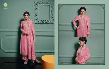 VINAY KASEESH SAANVI DOLA THREAD EMBROIDERED SUITS AT SURAT