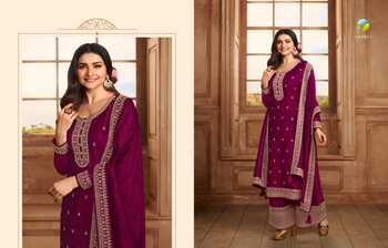 VINAY KASEESH SHAHEEN VOL 3 SILK GEORGETTE EMBROIDERY SUITS AT SURAT