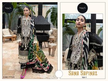 MEHBOOB TEX SANA SAFINAZ VOL 1 PAKISTANI SUITS WHOLESALE