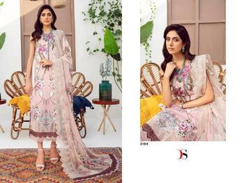 DEEPSY SUITS JADE NEEDLE WONDER REMIX COTTON PRINT PAKISTANI SUITS SURAT