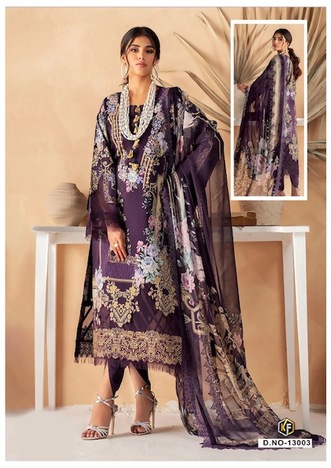 KEVAL FAB NOOR JAAN VOL 3 COTTON KARACHI SUITS MANUFACTURER 