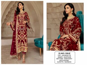 KALEESHA FASHION 130 SERIES DESIGNER GEORGETTE SALWAR SUITS