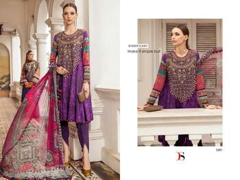 DEEPSY MARIA B M PRINT 5 PAKISTANI SUITS WHOLESALER IN SURAT