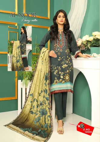 KEVAL FAB AL NOOR COTTON PRINTED KARACHI SUITS CATALOGUE