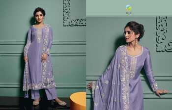 VINAY KASEESH SAANVI DOLA THREAD EMBROIDERED SUITS AT SURAT