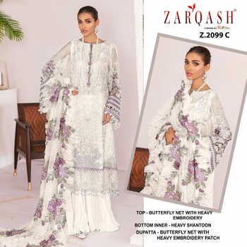 ZARQASH JIHAN VOL 2 Z 2099 PAKISTANI SUITS LATEST CATALOGUE