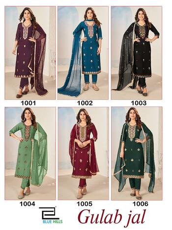 BLUE HILLS GULAB JAL VOL 3 READYMADE KURTI CATALOGUE WHOLESALER IN SURAT