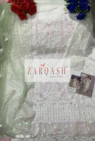 ZARQASH MIRHA Z 2106 PAKISTANI SALWAR KAMEEZ CATALOGUE 2022