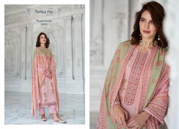 MUMTAZ ARTS MUGHAL GARDEN LAWN CAMBRIC COTTON PRINT SUITS CATALOGUE