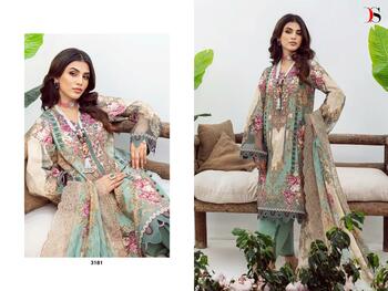 DEEPSY SUITS JADE NEEDLE WONDER REMIX COTTON PRINT PAKISTANI SUITS SURAT