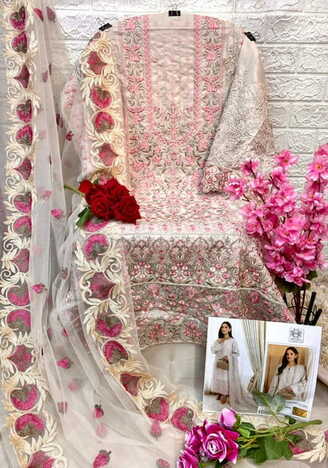 MUSHQ M 230 COTTON EMBROIDERY PAKISTANI SUITS BY SHRADDHA