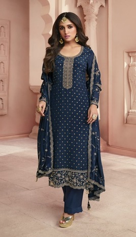 VINAY KULEESH SWARNAA EMBROIDERY SALWAR KAMEEZ  WHOLESALER