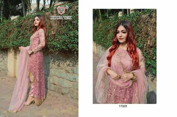 HOOR TEX D.NO 17003 PAKISTANI ANARKALI SUITS LATEST COLLECTION 2021