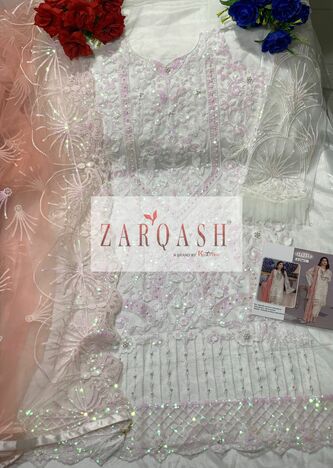 ZARQASH MIRHA Z 2106 PAKISTANI SALWAR KAMEEZ CATALOGUE 2022