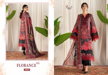 SHREE FABS FLORANCE NX COTTON PRINT EMBROIDERY PAKISTANI SUITS