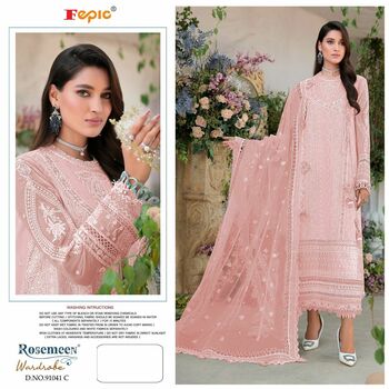 FEPIC ROSEMEEN WARDROBE FOUX GEORGETTE PAKISTANI SUITS