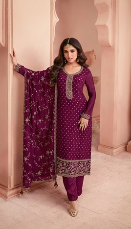 VINAY KULEESH SWARNAA EMBROIDERY SALWAR KAMEEZ  WHOLESALER