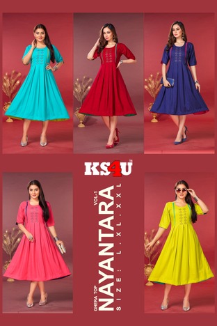 KS4U NAYANTARA VOL 1 KURTIS LATEST CATALOGUE