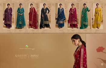 VINAY KASEESH SANA VOL 2 DOLA ZARI JACQUARD SUITS AT SURAT