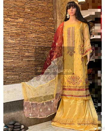 ZIAAZ DESIGNS NOOR COLOUR PAKISTANI SUITS