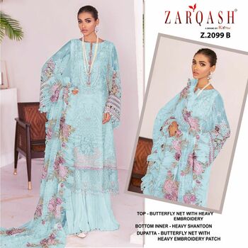 ZARQASH JIHAN VOL 2 Z 2099 PAKISTANI SUITS LATEST CATALOGUE