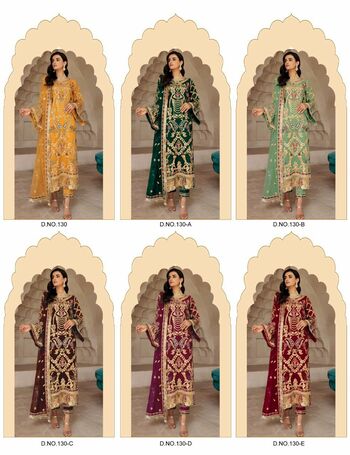 KALEESHA FASHION 130 SERIES DESIGNER GEORGETTE SALWAR SUITS