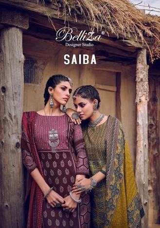 BELLIZA SAIBA WOOL HANDWORK WINTER SUITS IN BEST PRICE