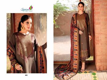 SANIYA TRENDZ JOFA VOL 6 CAMBRIC EMBROIDERY PAKISTANI SUITS