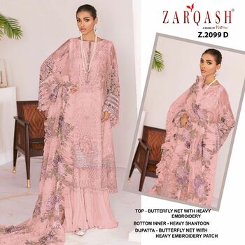 ZARQASH JIHAN VOL 2 Z 2099 PAKISTANI SUITS LATEST CATALOGUE