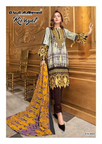 GULL AAHMED RIWAYAT VOL 2 LAWN COLLECTION 2022