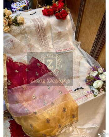 ZIAAZ DESIGNS NOOR COLOUR PAKISTANI SUITS