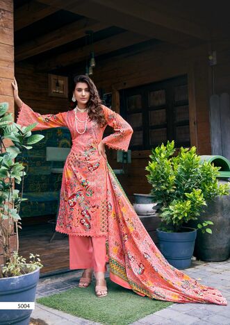 YASHIKA TRENDS BIN SAEED MAHNOOR VOL 5 LAWN KARACHI SUITS MANUFACTURER SURAT