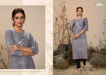 S4U PEARL VISCOSE SLUB FANCY KURTIS ONLINE SUPPLIER SURAT