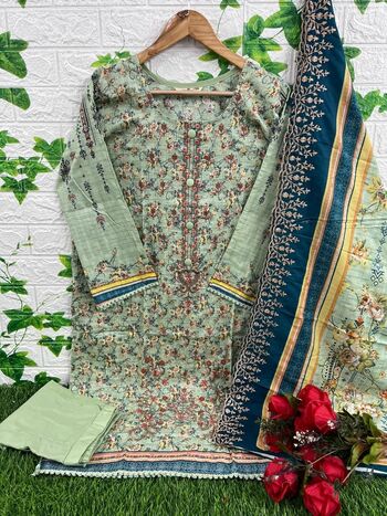 DEEPSY SUITS BIN SAEED LAWN COLLECTION 4 READYMADE COTTON EMBROIDERY PAKISTANI SUITS