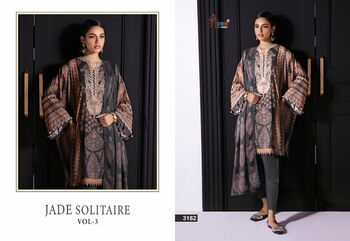 SHREE FABS JADE SOLITAIRE VOL 3 COTTON PRINT EMBROIDERY PAKISTANI SUITS SURAT