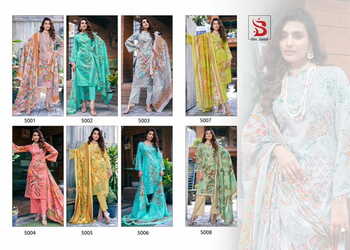 YASHIKA TRENDS BIN SAEED MAHNOOR VOL 5 LAWN KARACHI SUITS MANUFACTURER SURAT