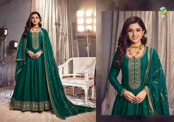 VINAY TUMBAA APSARA SILK GEORGETTE EMBROIDERY SUITS CATALOGUE