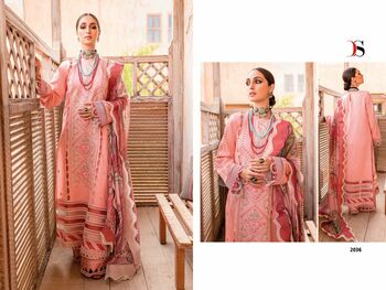 DEEPSY SUITS FIRDOUS OMBRE NX COTTON EMBROIDERY PAKISTANI SUITS SURAT