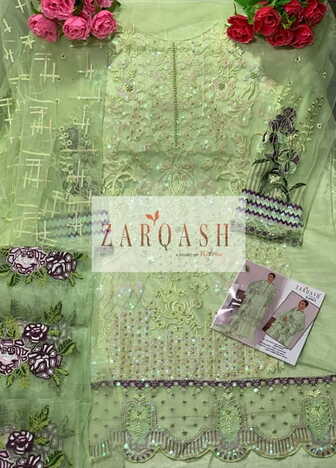 ZARQASH JIHAN VOL 2 Z 2099 PAKISTANI SUITS LATEST CATALOGUE