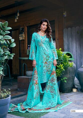 YASHIKA TRENDS BIN SAEED MAHNOOR VOL 5 LAWN KARACHI SUITS MANUFACTURER SURAT